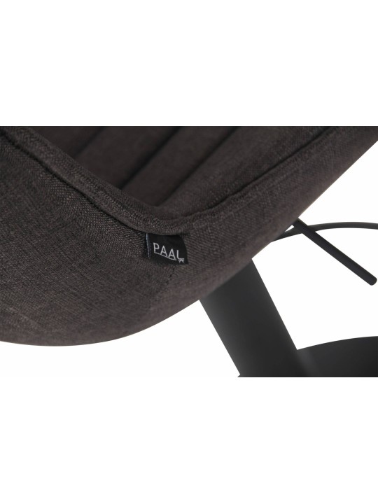 Lentini szövet 2 db bárszék készlet, sötétszürke