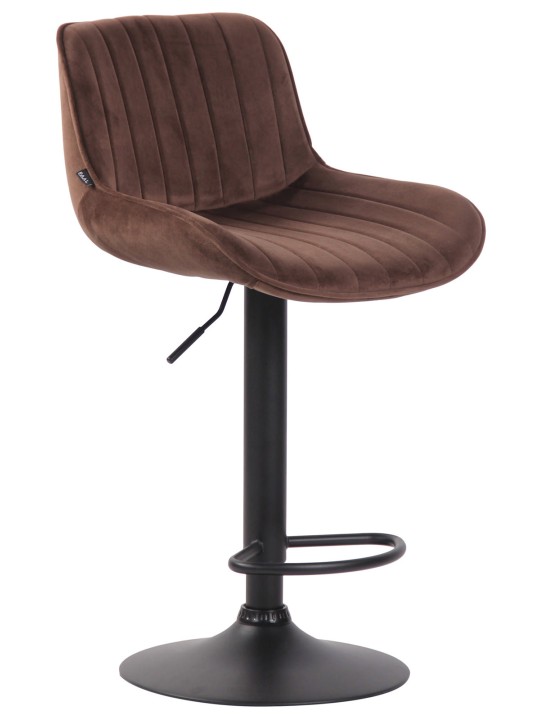 Lentini bársony bárszék szett 2 db, barna Lentini bársony bárszék szett 2 db, barna