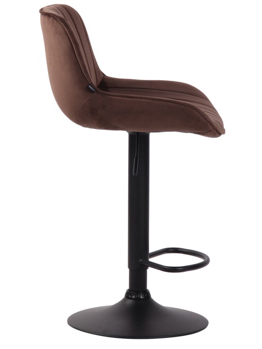 Lentini bársony bárszék szett 2 db, barna Lentini bársony bárszék szett 2 db, barna