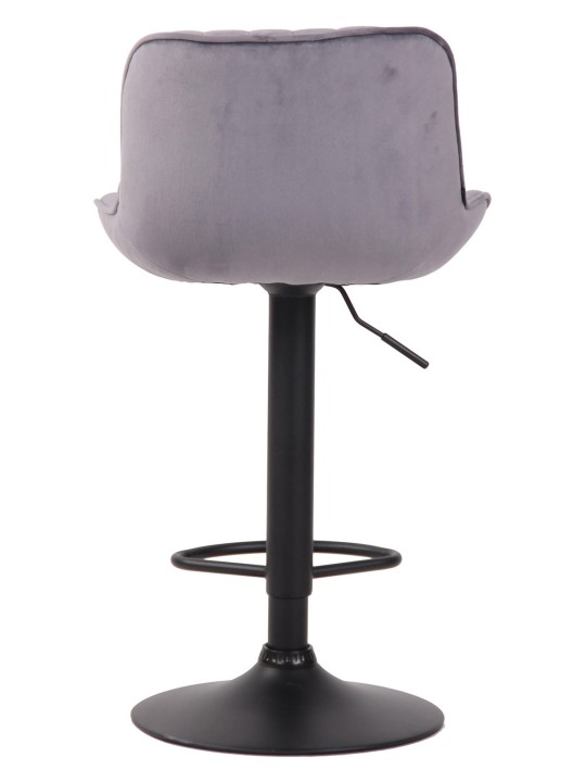 Lentini bársony bárszék szett 2 db, sötétszürke Lentini bársony bárszék szett 2 db, sötétszürke