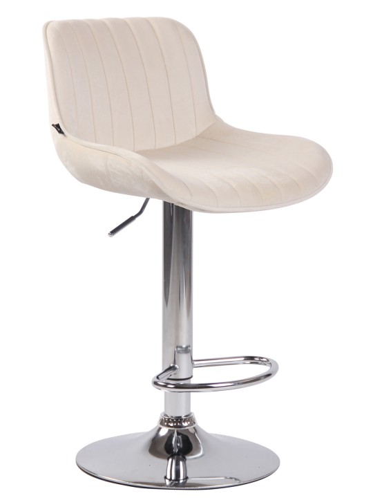 2 db bárszék Lentini bársony króm szett, krém 2 db bárszék Lentini bársony króm szett, krém