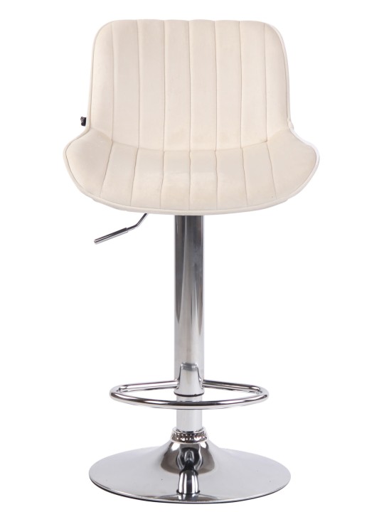 2 db bárszék Lentini bársony króm szett, krém 2 db bárszék Lentini bársony króm szett, krém