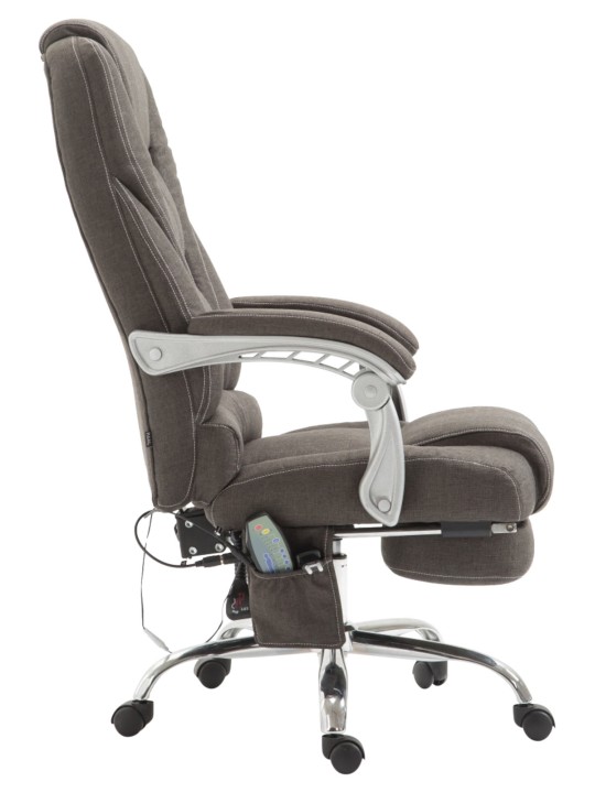 Pacific szövet irodai szék masszázs funkcióval, sötétszürke