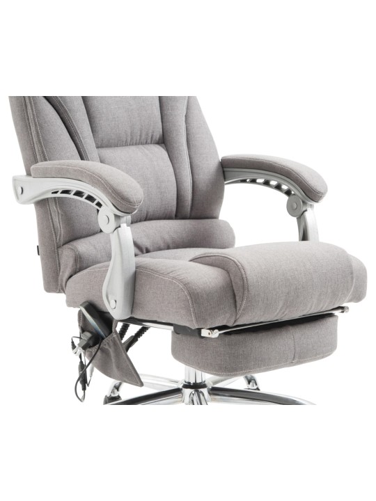 Pacific szövet irodai szék masszázs funkcióval, szürke