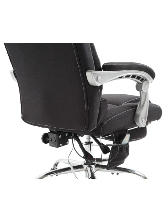 Pacific szövet irodai szék masszázs funkcióval, fekete