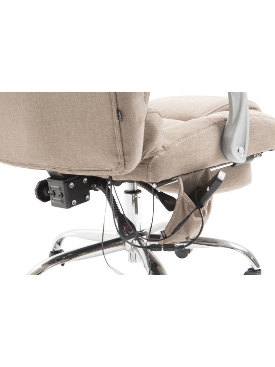 Pacific szövet irodai szék masszázs funkcióval, taupe
