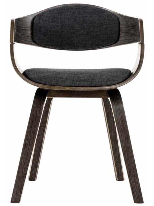 2 székből álló Kingston szövet készlet, szürke/sötétszürke