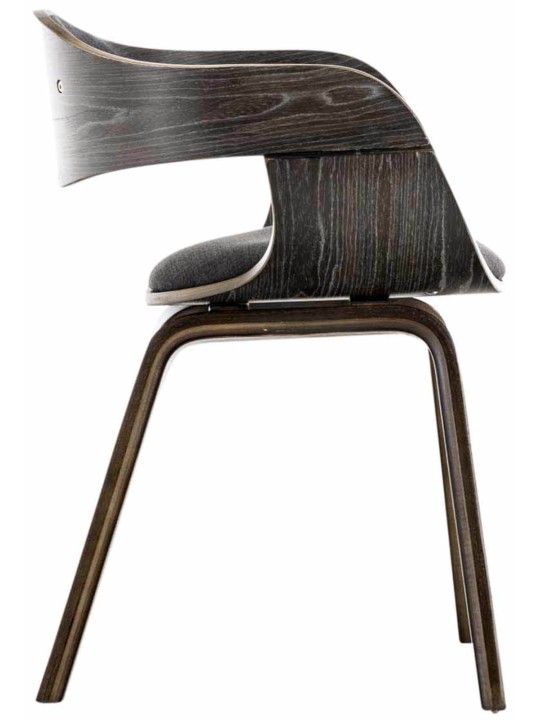 2 székből álló Kingston szövet készlet, szürke/sötétszürke