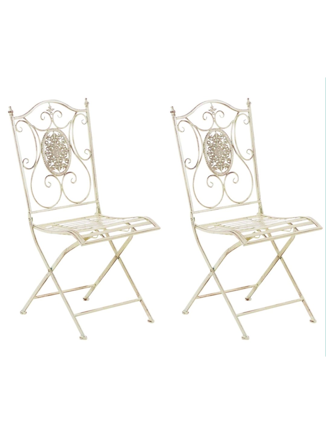 2 db Sibell szék készlet, antik krém