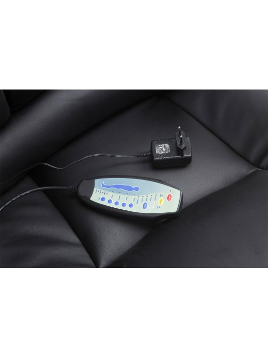 Pacific irodai szék masszázs funkcióval, fekete