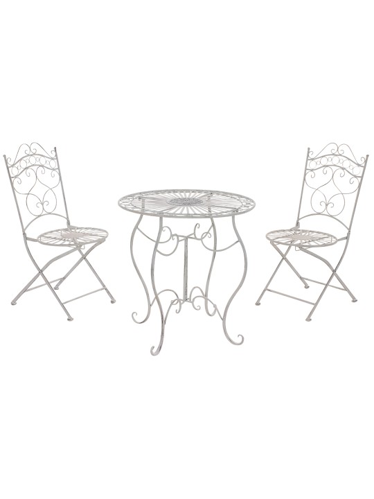 Indra ülőcsoport, antik fehér