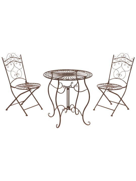 Indra ülőcsoport, antik barna