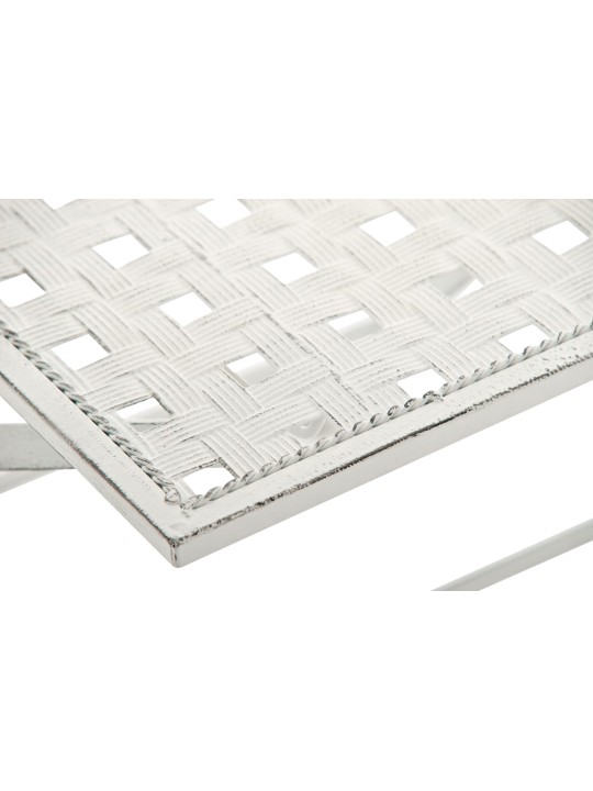 2 összecsukható szék készlet Asina, antik fehér