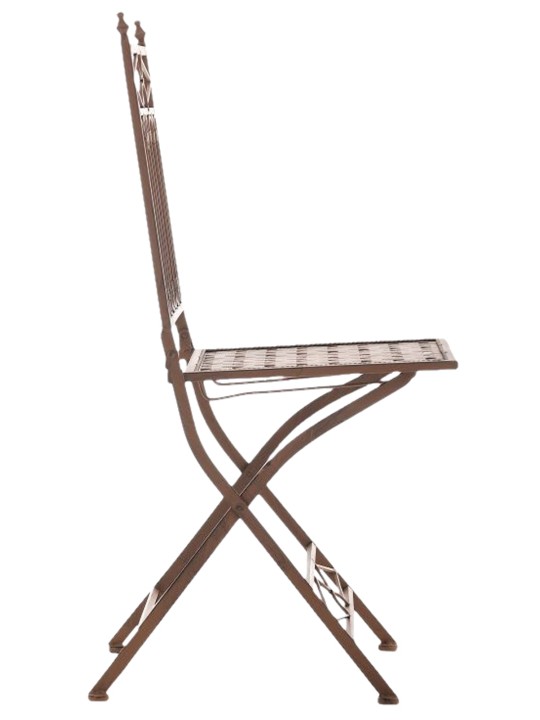 2 összecsukható szék készlet Asina, antik barna