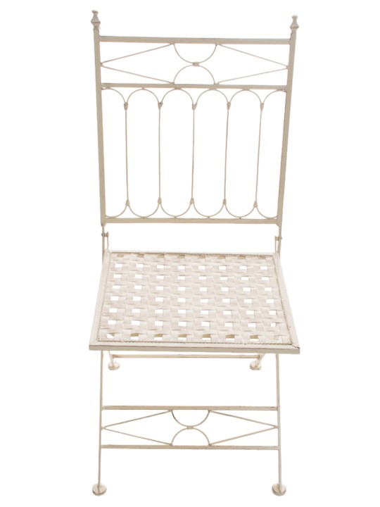 2 összecsukható szék készlet Asina, antik krém