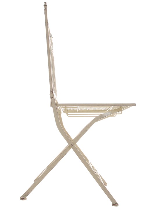 2 összecsukható szék készlet Asina, antik krém