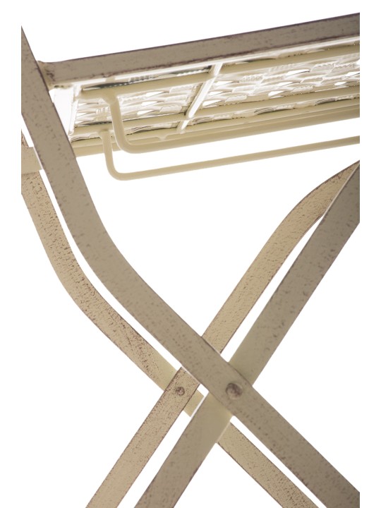 2 összecsukható szék készlet Asina, antik krém