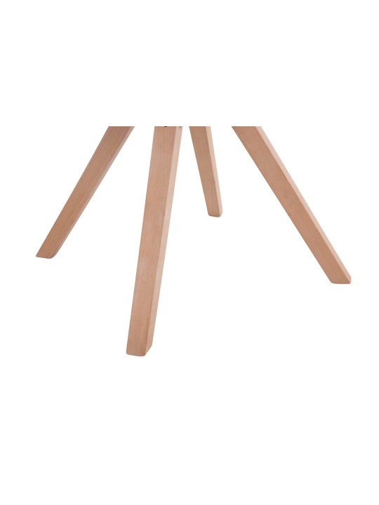 4 db-os látogatói szék szett Toulouse szövet Square Natura, szürke