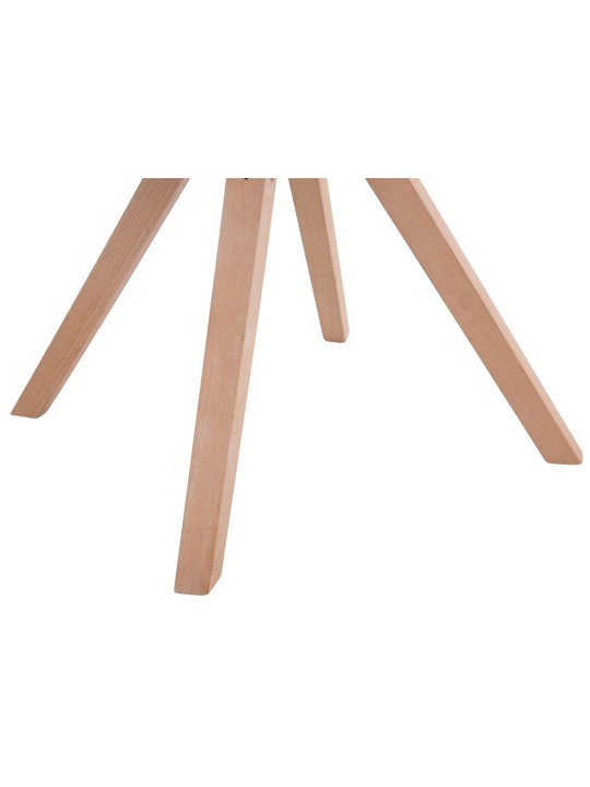 4 db-os látogatói szék szett Toulouse szövet Square Natura, taupe