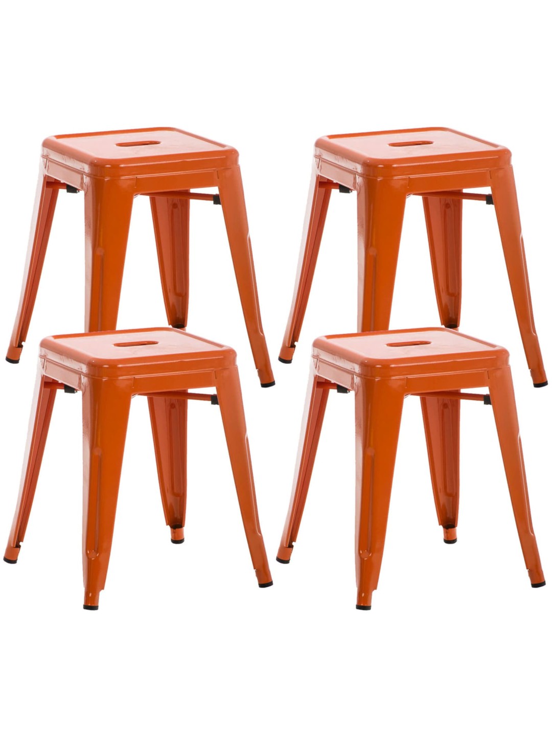 4 db Armin széklet készlet, narancs