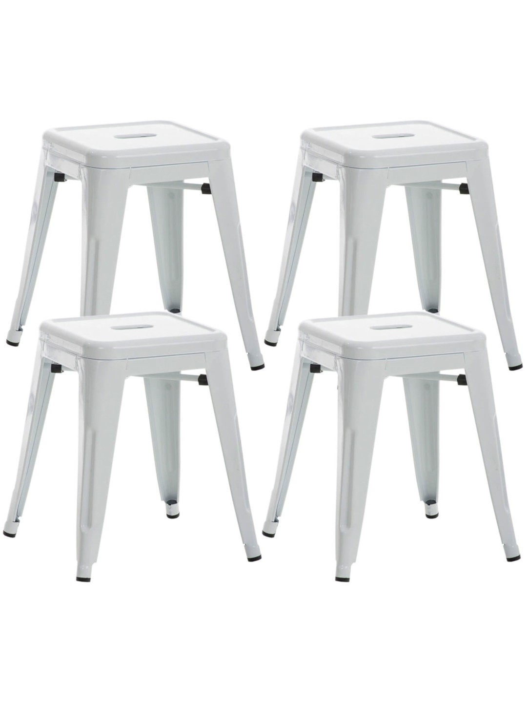 4 db Armin széklet készlet, fehér