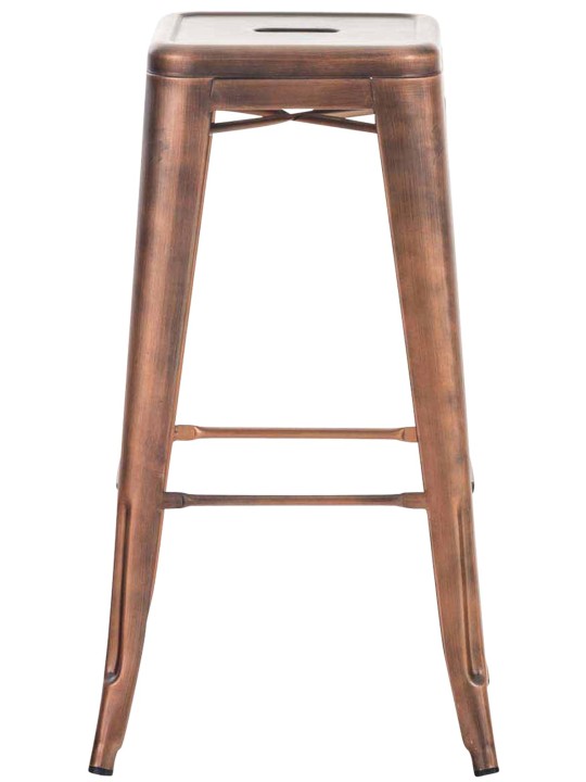 Joshua V2 2 db bárszék készlet, réz