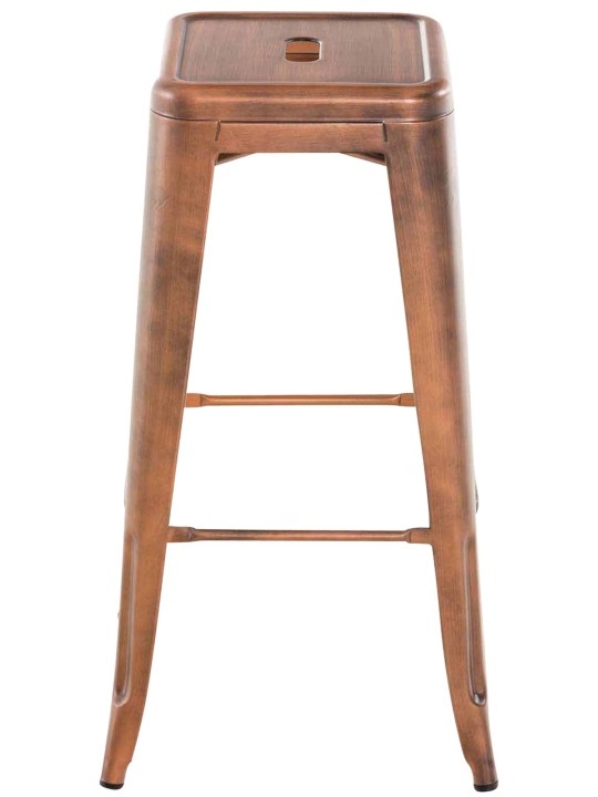 Joshua V2 2 db bárszék készlet, réz