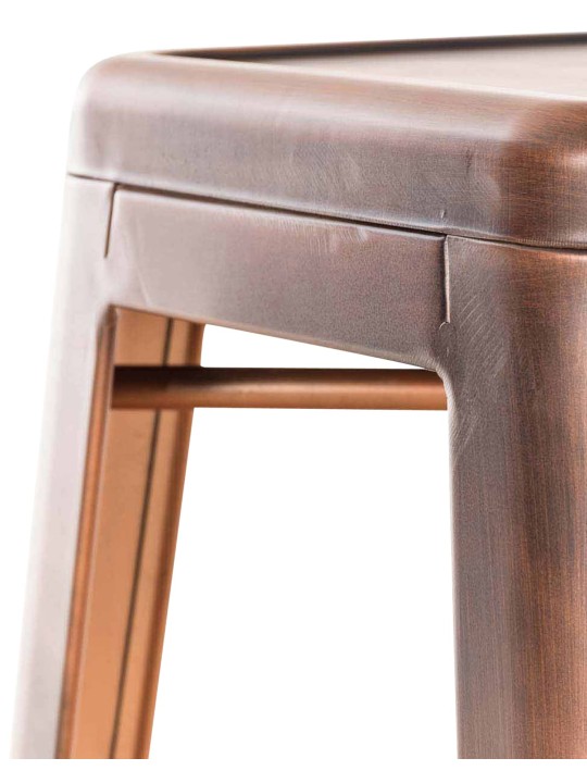 Joshua V2 2 db bárszék készlet, réz