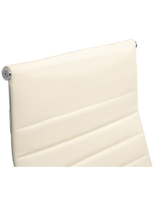 Columbus valódi bőr irodai szék, krém