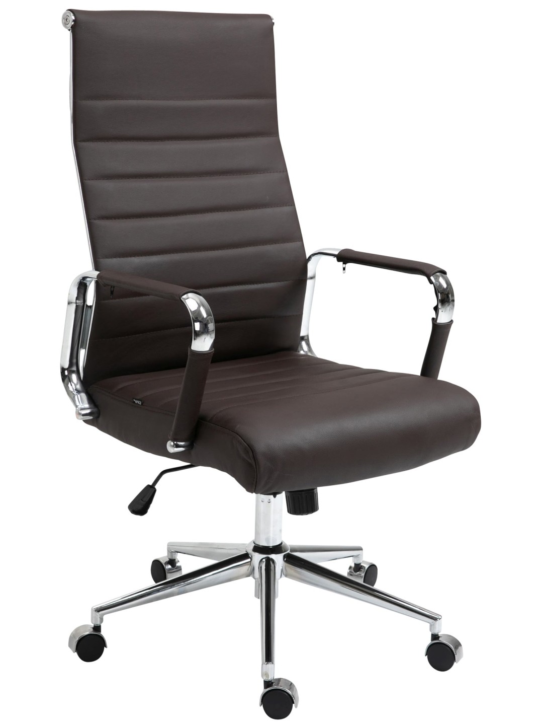 Columbus valódi bőr irodai szék, barna