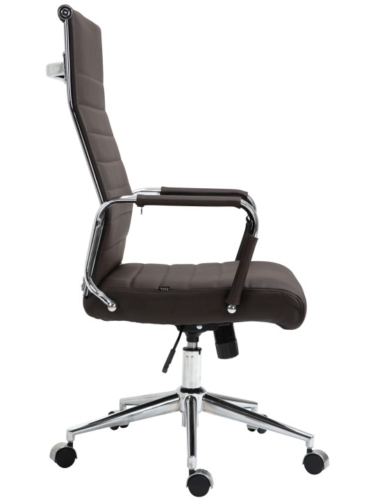 Columbus valódi bőr irodai szék, barna