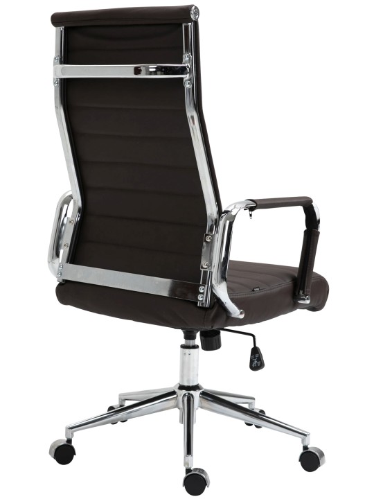 Columbus valódi bőr irodai szék, barna