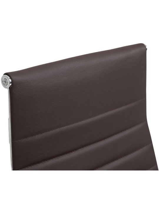 Columbus valódi bőr irodai szék, barna