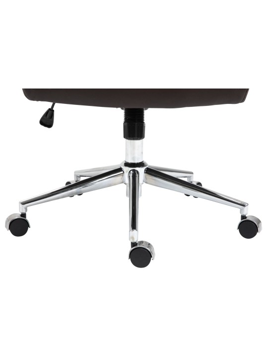 Columbus valódi bőr irodai szék, barna