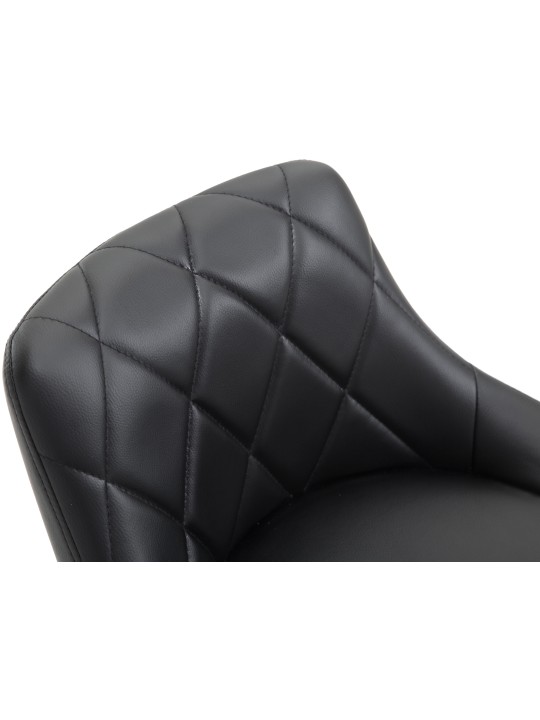 Bárszék Lazio műbőr, fekete