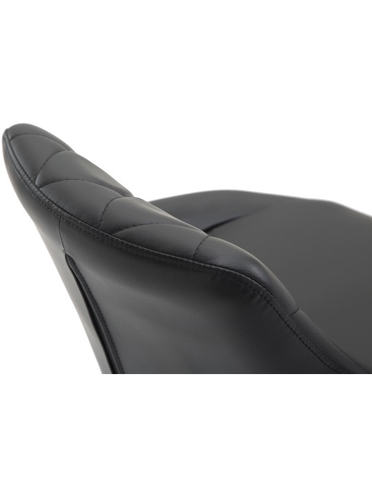 Bárszék Lazio műbőr, fekete