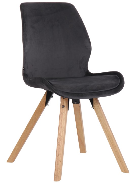 Luna bársony szék, sötétszürke Luna bársony szék, sötétszürke