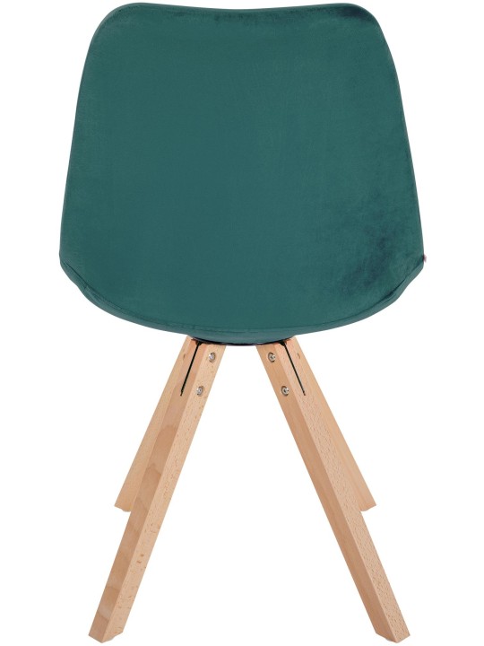 Szék Sofia Velvet Square, zöld
