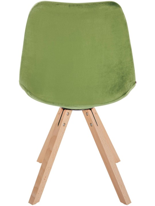 Szék Sofia Velvet Square, világoszöld