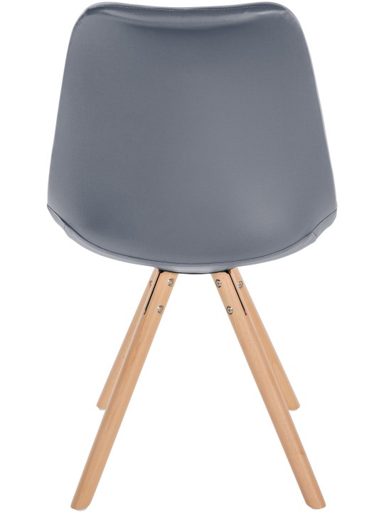 Szék Sofia műbőr kerek, szürke