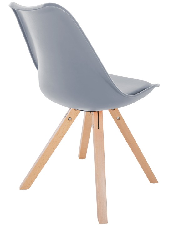 Szék Sofia műanyag tér, szürke