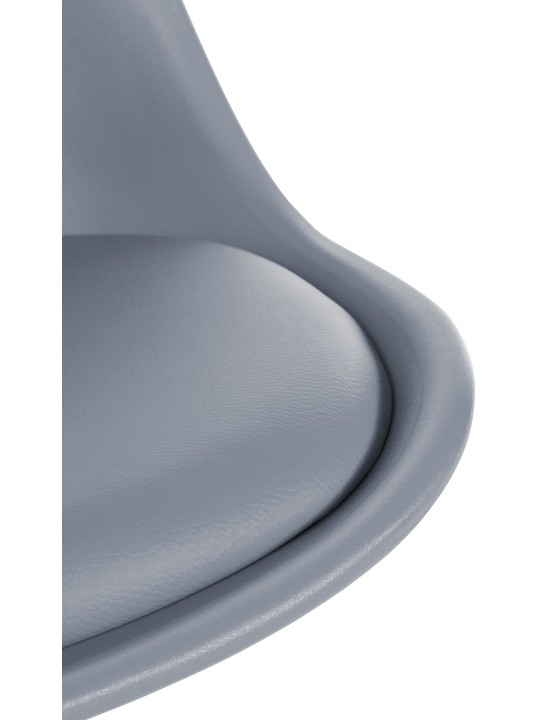 Szék Sofia műanyag tér, szürke