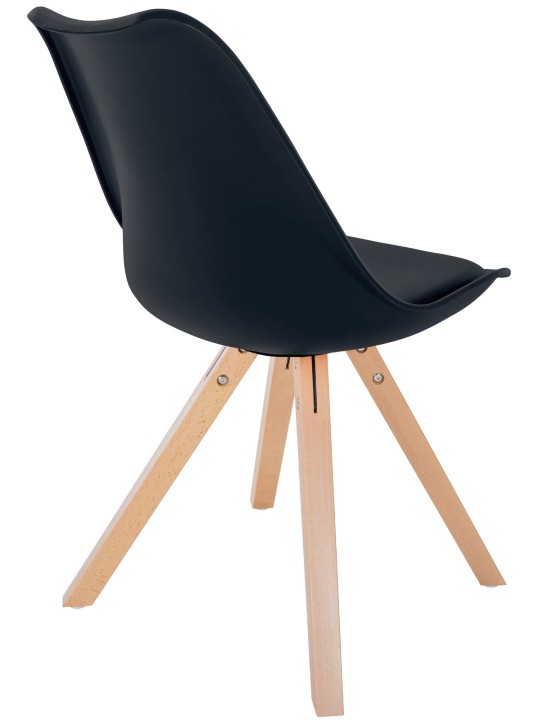 Szék Sofia műanyag tér, fekete Szék Sofia műanyag tér, fekete