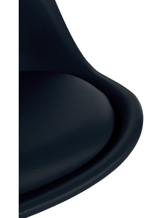 Szék Sofia műanyag tér, fekete Szék Sofia műanyag tér, fekete