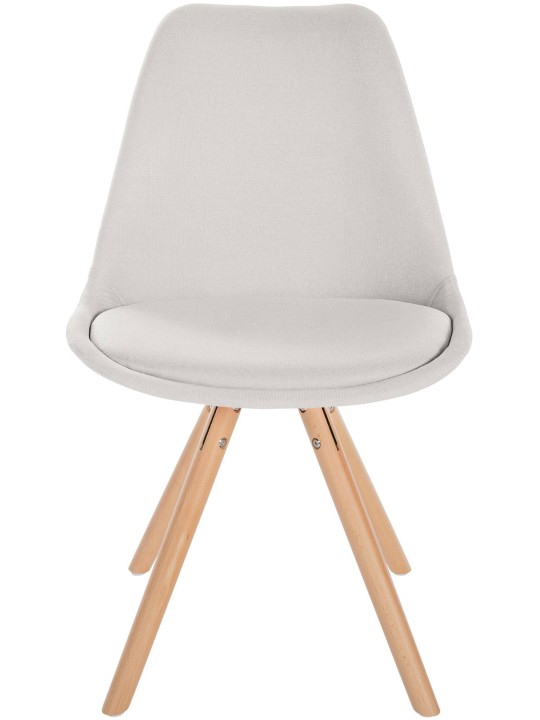 Szék Sofia szövet kerek, krém