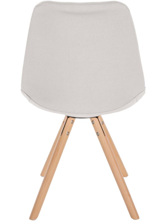 Szék Sofia szövet kerek, krém