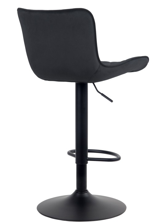 Bárszék Emma bársony, fekete