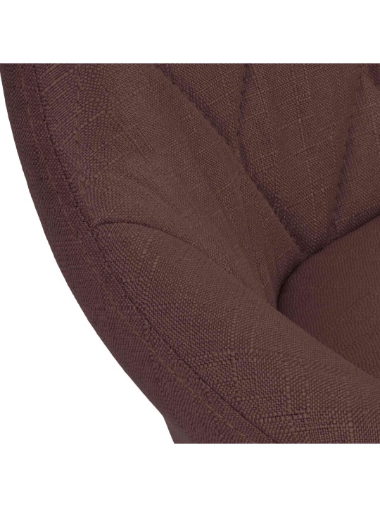 Bárszék Lazio szövet króm, barna