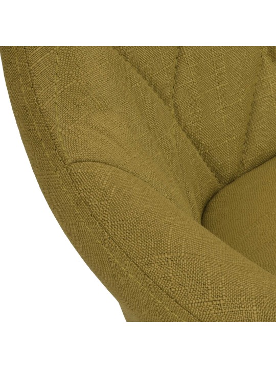 Bárszék Lazio szövet króm, zöld