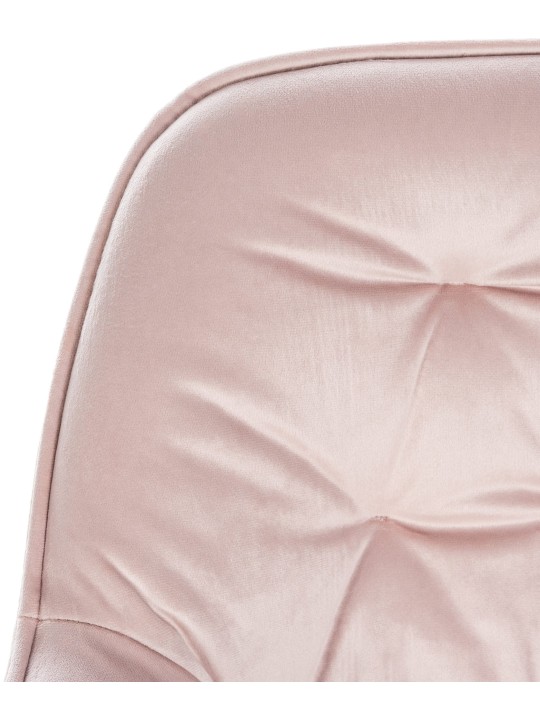 2 db bárszék készlet Gibson bársony, rózsaszín